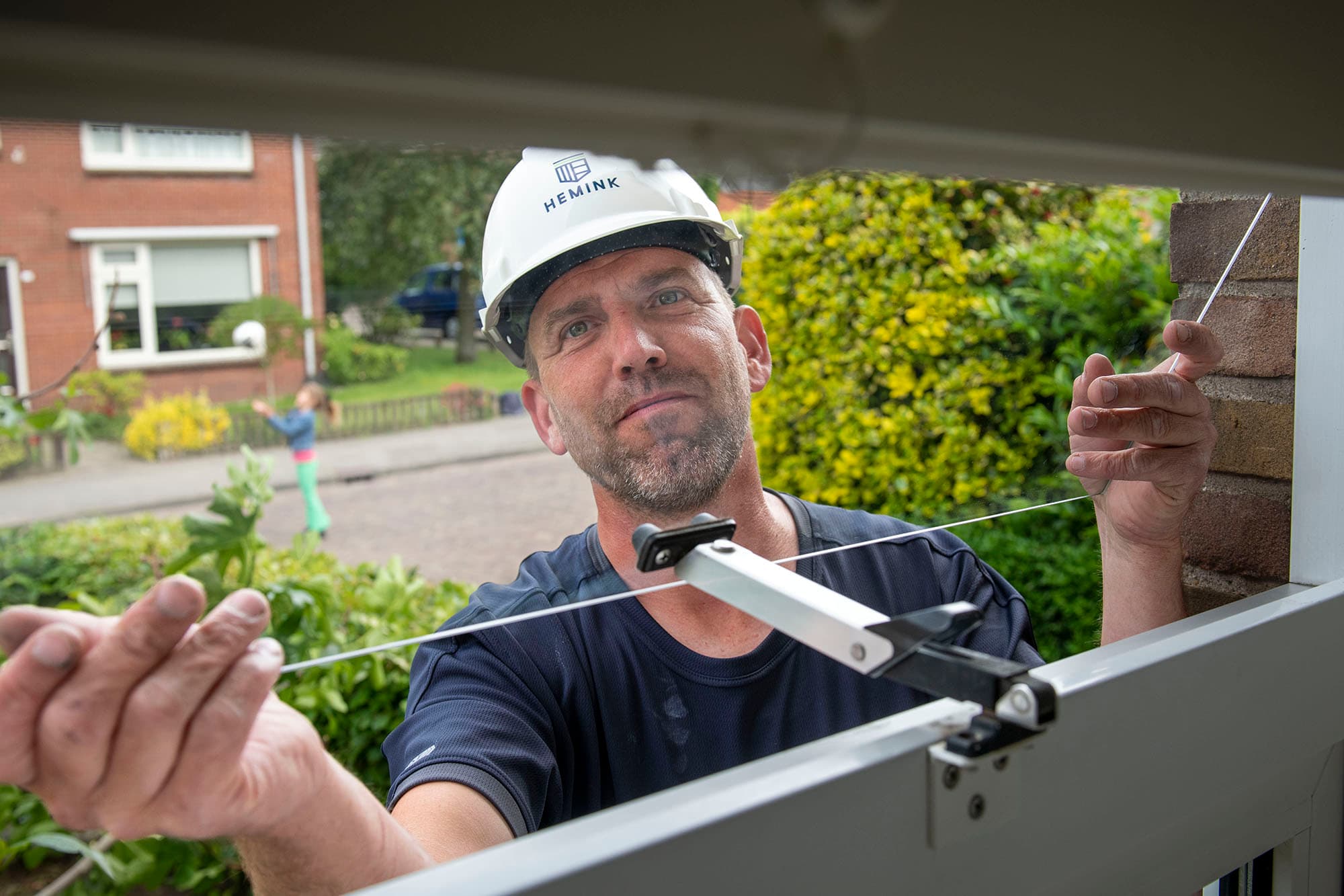vakman aan het werk